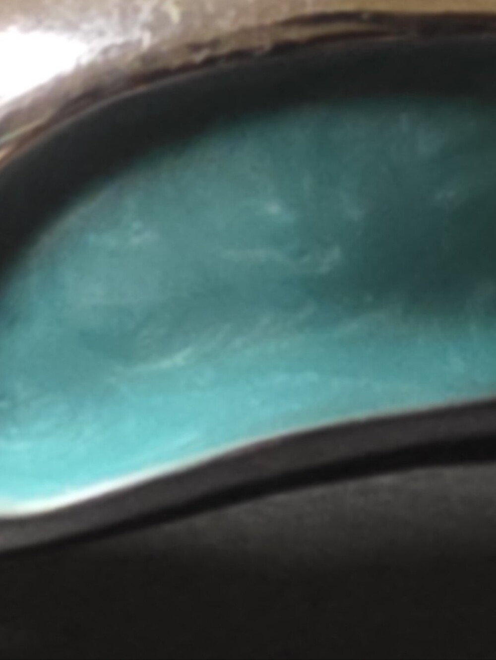 Silver-Tone Bracelet with Turquoise Inlay - Picture 3 of 6